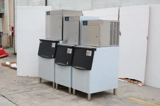 150kgs 200kgs 300kgs 大容量製氷機 商業用粒状製氷機 CE 認証付き