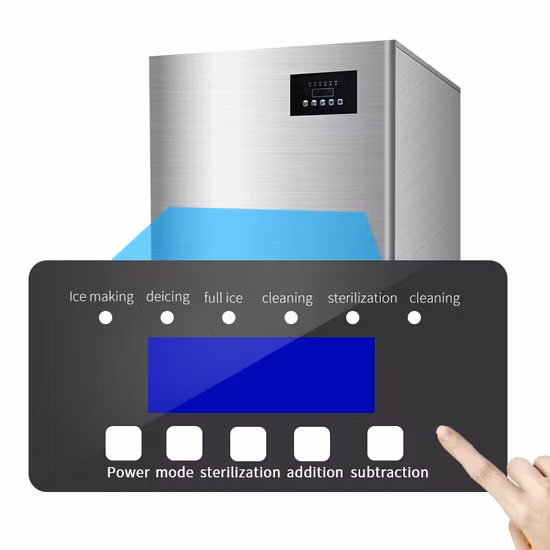 弾丸アイスブロックメーカーチューブアイスキューブ製造機